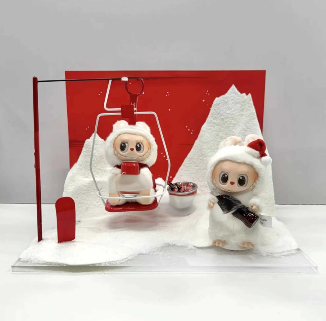 2026 New Monster New Blind Box Coleseries Vinyl Base Plush Doll Action Character Keychain Toy Surprise Holiday Gift