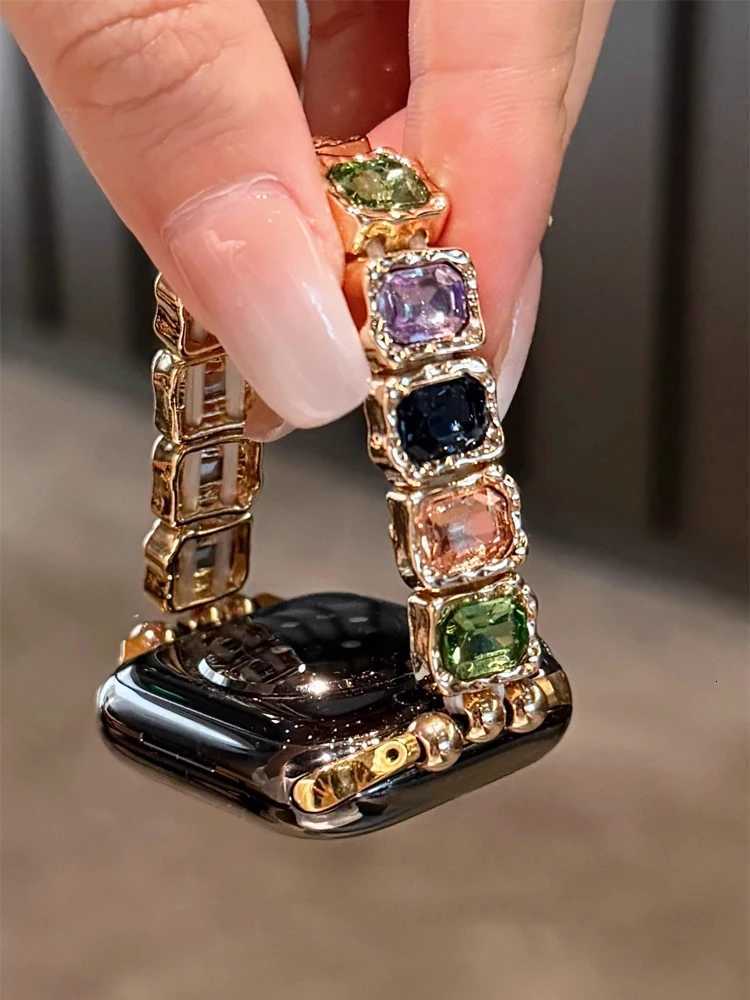 Elasticity Diamond Band For i tra 10 9 8 7 6 5 Se 4 Metal Wan Str For ple 38mm 40mm 41mm 42mm 45mm 46mm 49mm watchband Y250712