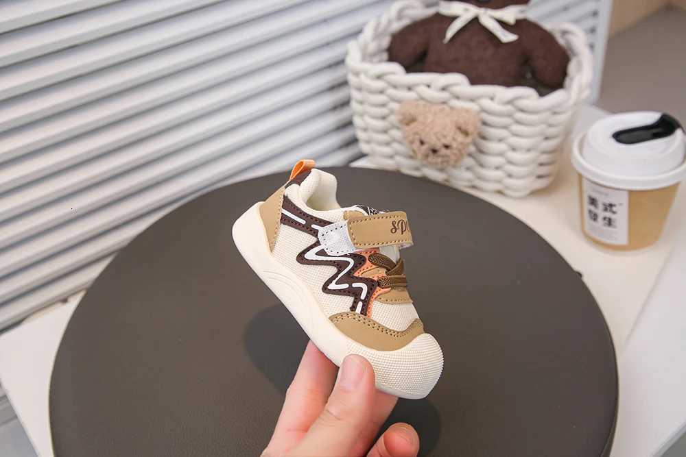PU Leather Sport Shoes For Children Korean Style Boys Girls Sneakers Ergonomics Soft-soled Kids Sneakers Casual Toddler Shoes XJ250712