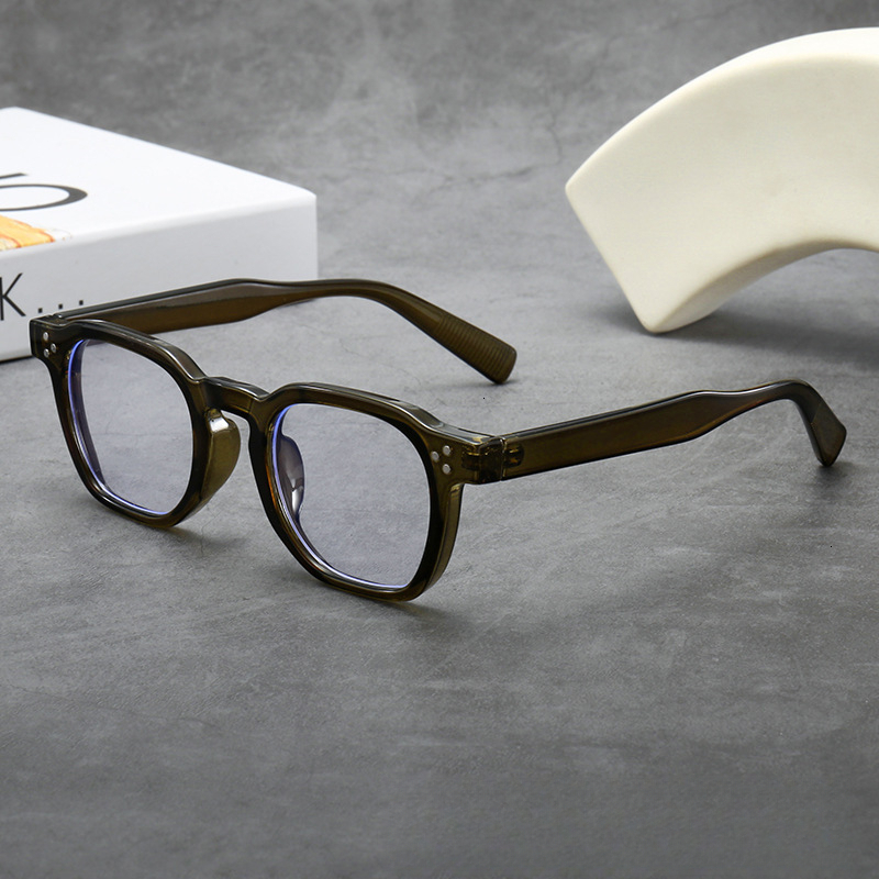 Designer Luxury Glasses 2025 New Retro Polygonal Frame, High-quality Prescription Glasses, European And American Trend Anti-blue Light Frame