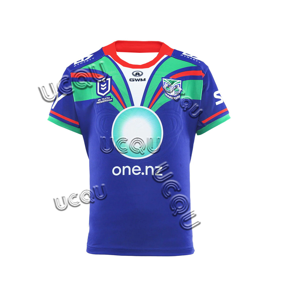 2025New Zealand Warriors Home Rugby Jersey Australia Summer Women Men Oversize Quick Drying Breathable Training T-shirt