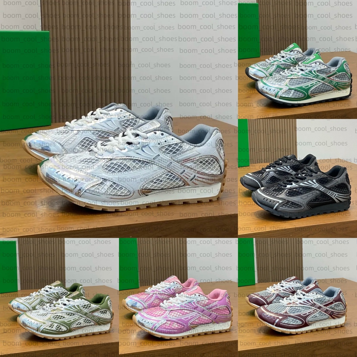 Designer Shoes Casual Shoes Men Women Shoes Sneakers Stylish Unique Fishnet Upper Men Vintage Versatile Lightweight Technical Mesh Rubber Sneakers