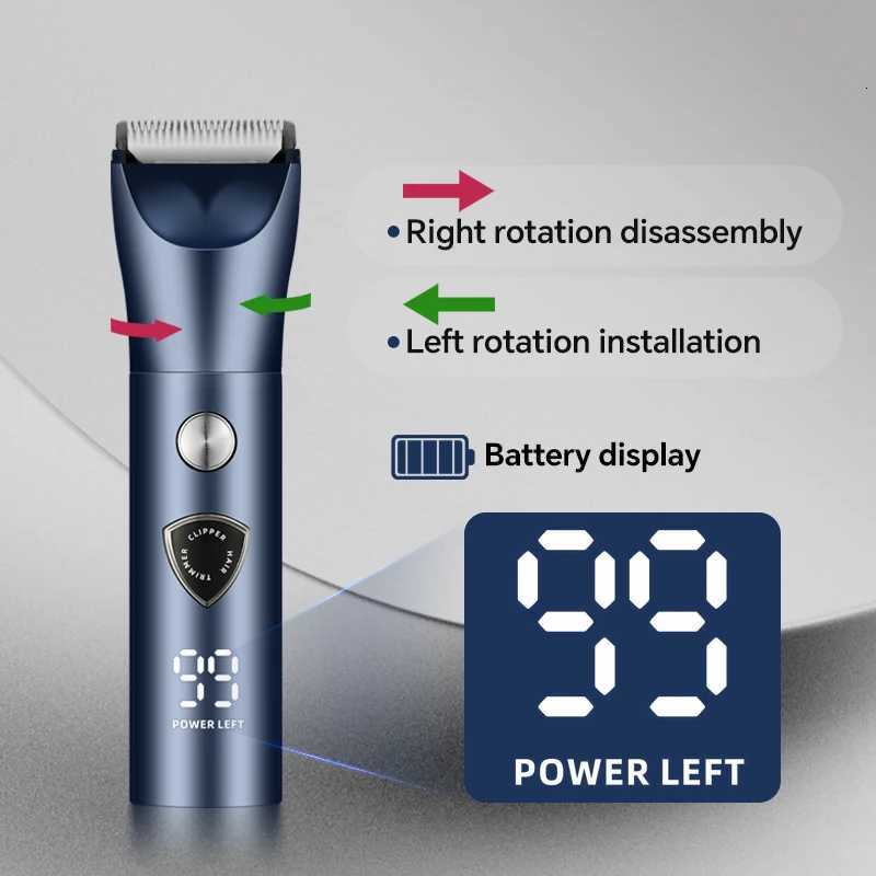 Three in one electric hair removal dev USB rechargeable LED digital display G250712
