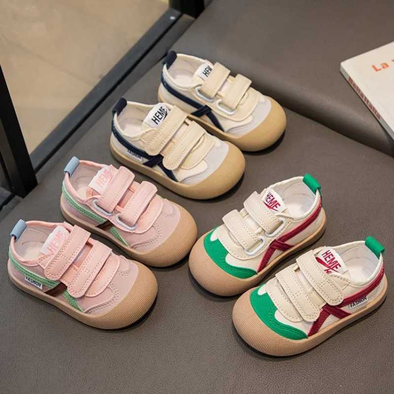 Childrens Canvas Shoes Baby Toddler Shoes Baby Fashion Soft Bottom Non-slip Girls Boys Mesh Breathable Single Shoes Footwear XJ250712