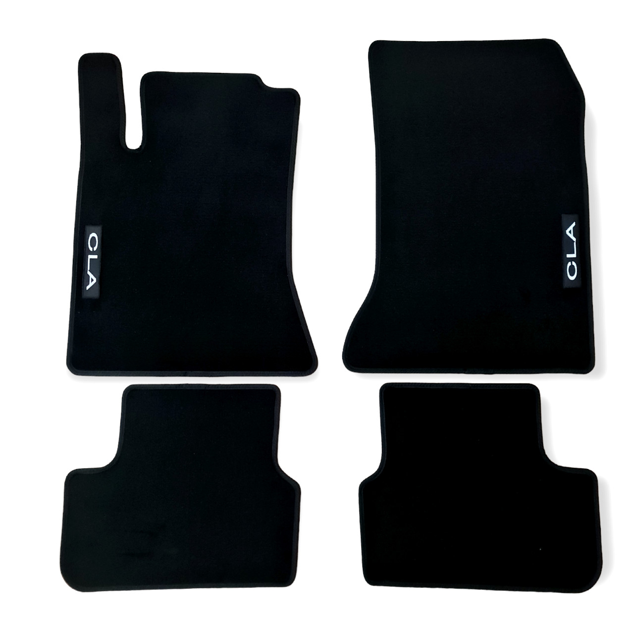 Car Floor Mats Velour For Mercedes CLA C117 Auto Liners Waterproof Black Carpet