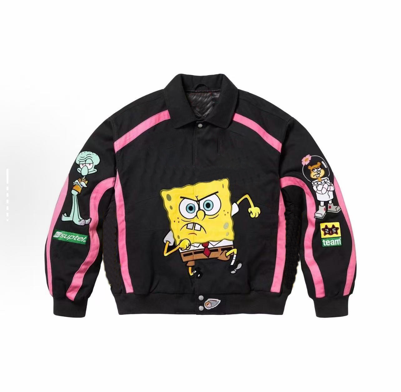X SP cartoon embroidery jacket Sweatshirt Fashion Racing style fashion jacket motorcycle coat