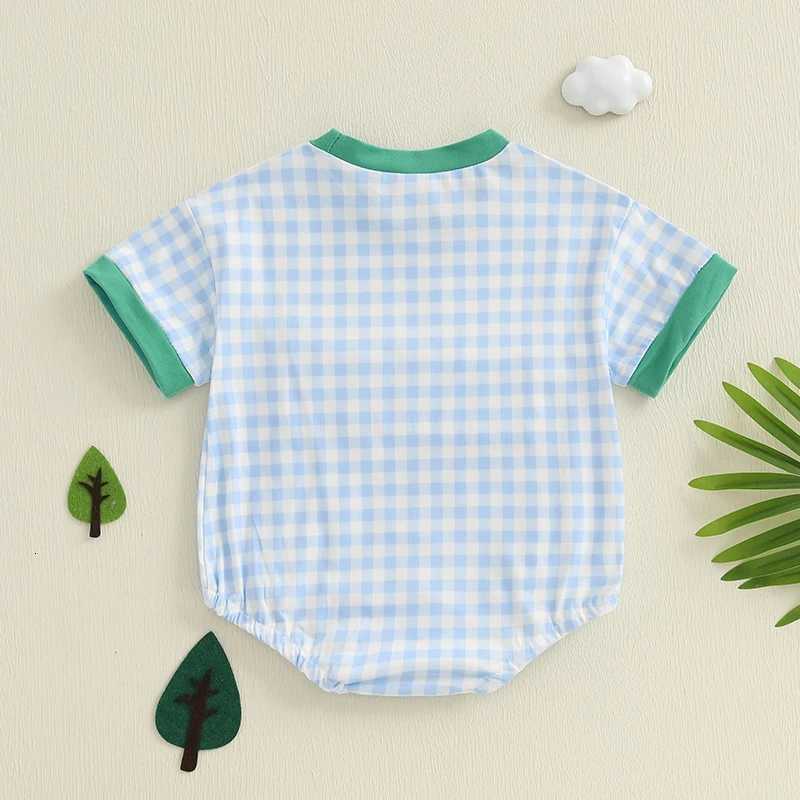 Toddler Boys Dinosaur Print Short Sleeve Romper Round Neck Summer Jumpsuit Bodysuit Casual Outfit Clothes for Baby Boy Z250712