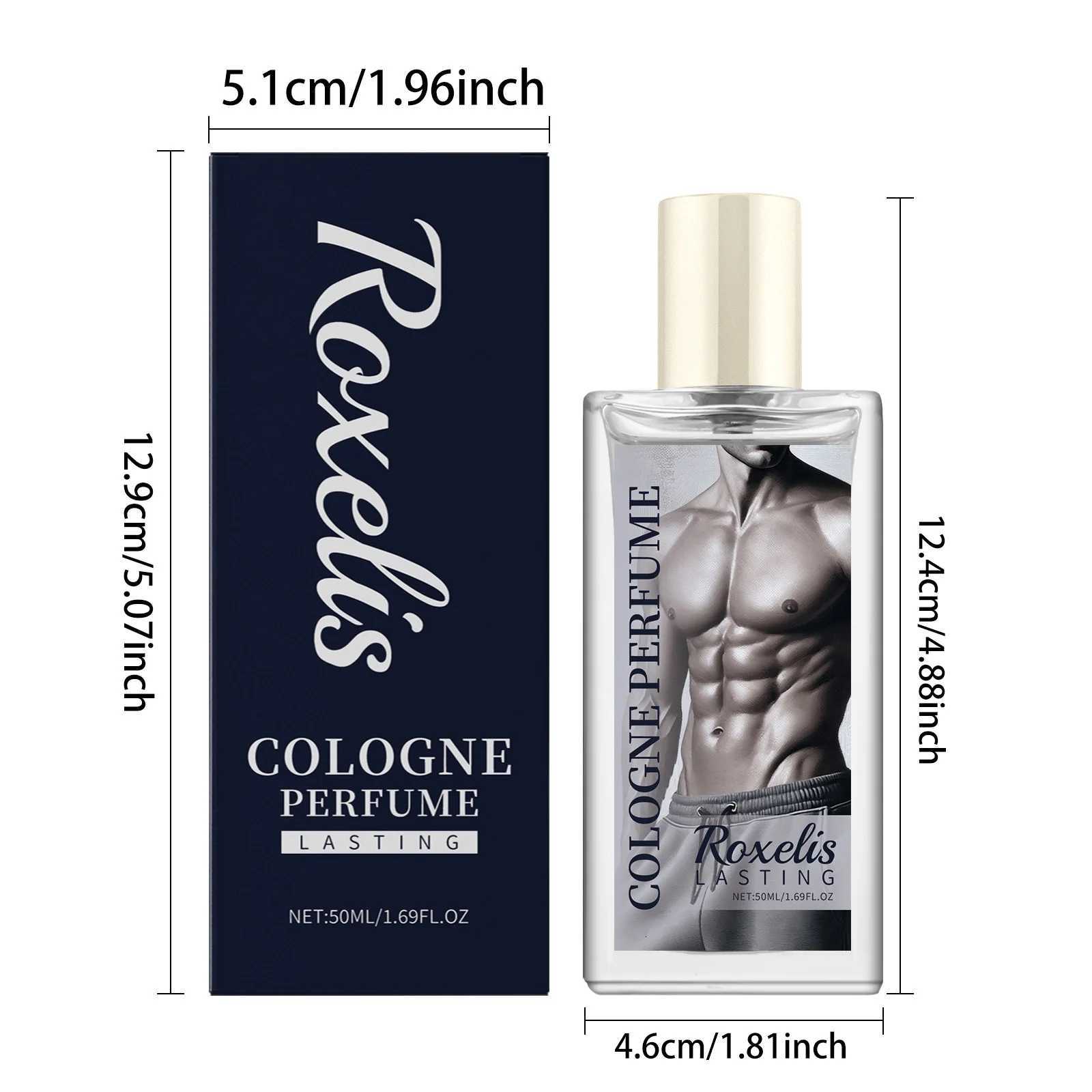 Roxelis 50ml Cologne Men Perfume Light Fragrance Fresh Charm Release Valentines Day Flirting Pheromone Romantic Dating Perfume W250712