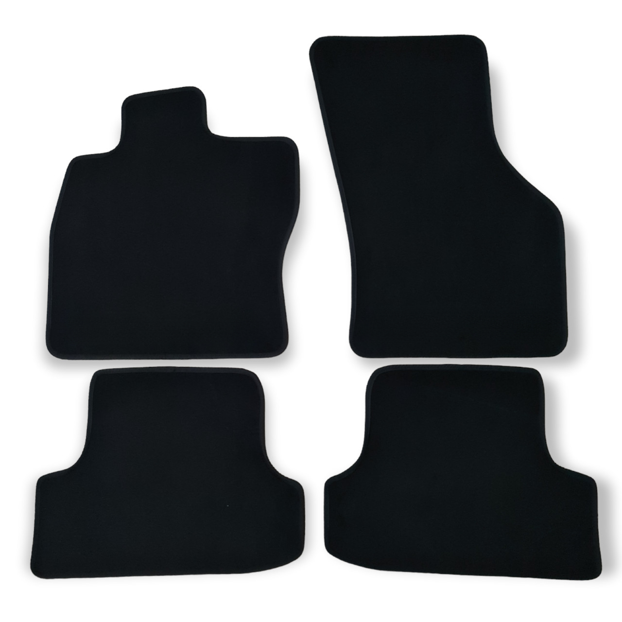 Car Floor Mats Velour For A3 3 door Waterproof Black Carpet Auto Liners New