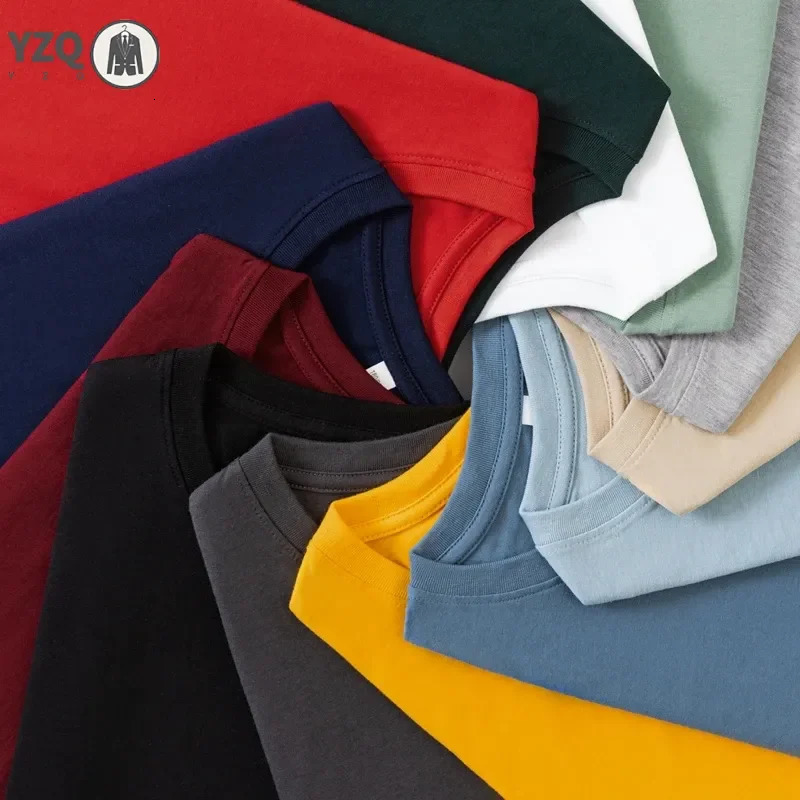 Mens Solid Color Round Neck Cotton Long Sleeved Tshirt Summer Comfortable Top 250707