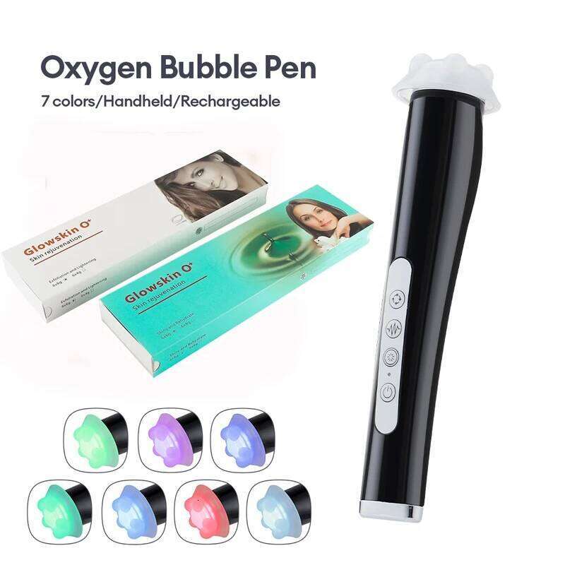 Facial SPA Bubble Hine Co2 Gel Serum Oxygen Pods Capsule Kits Vibration Deep Cleansing Skincare Beauty Tool