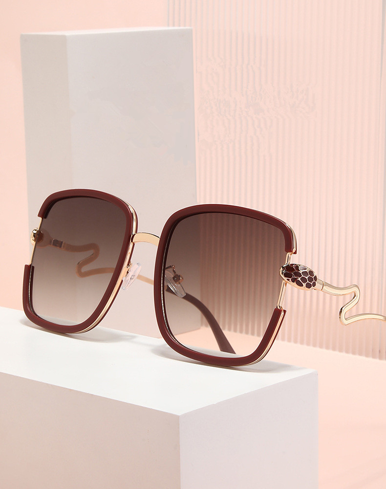 Designer Sunglasses For Women Men Big Frame Sunglasses Luxury Polarized Lens Goggle Pilot PC Frame Oversized UV400 Eyewear Luxury Style Sunglasses DU0