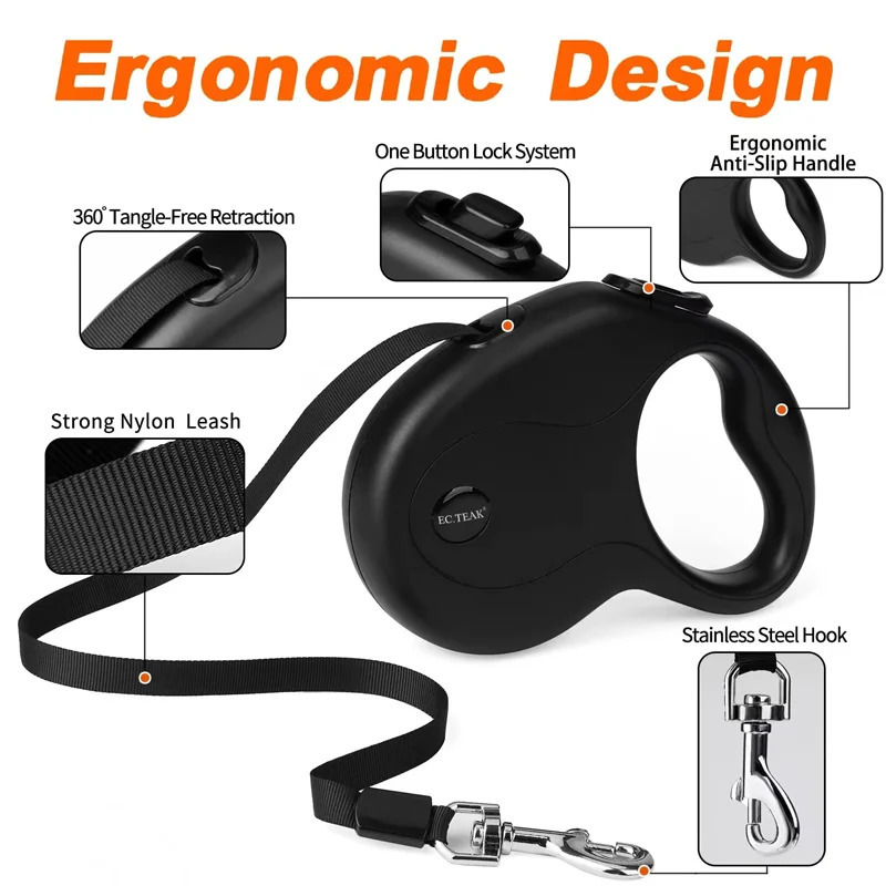 Pet Leash Automatic Retractable Dog Leash Automatic Retractable Leash Dog Pet Walking Artifact 250709