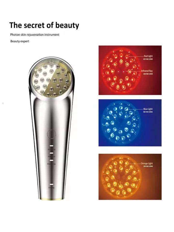 RF Lift Device LED Radio Frequency Rejuvenation Wrinkle Removal Face Moisturizer Skin Care Tools Facial Massager