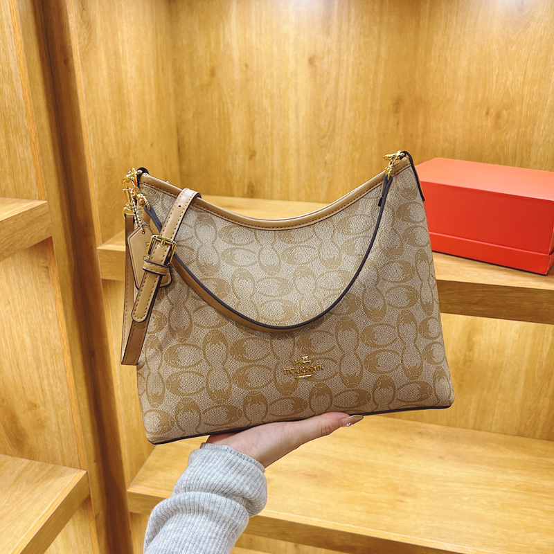 Elegant Large Capacity Women Tote Bag New Retro Shoulder Bag Printed Single Strap Crossbody Bag Free Shipping hot sale