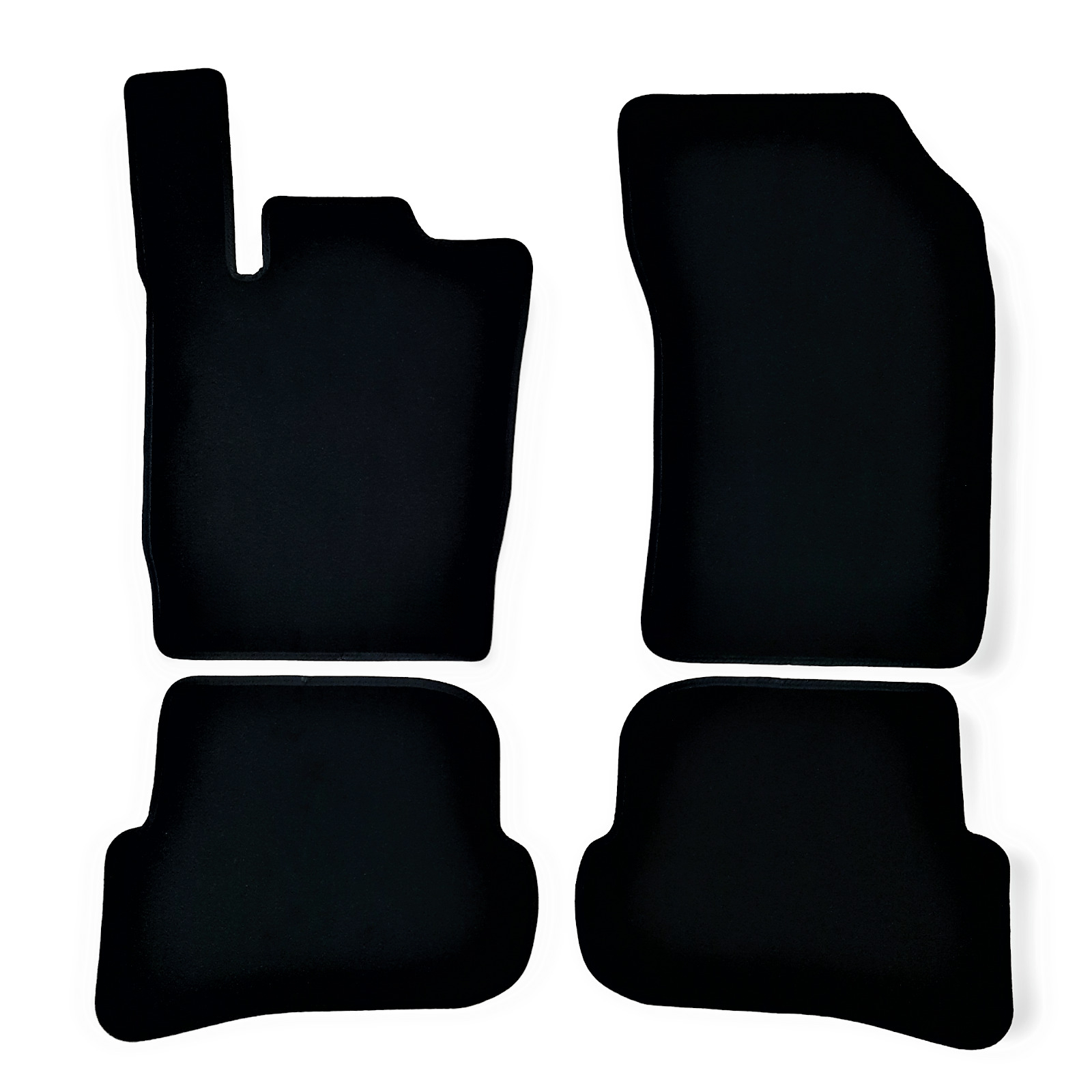 Car Floor Mats For A1 S1 RS1 Velour Waterproof Black Carpet Auto Liners New