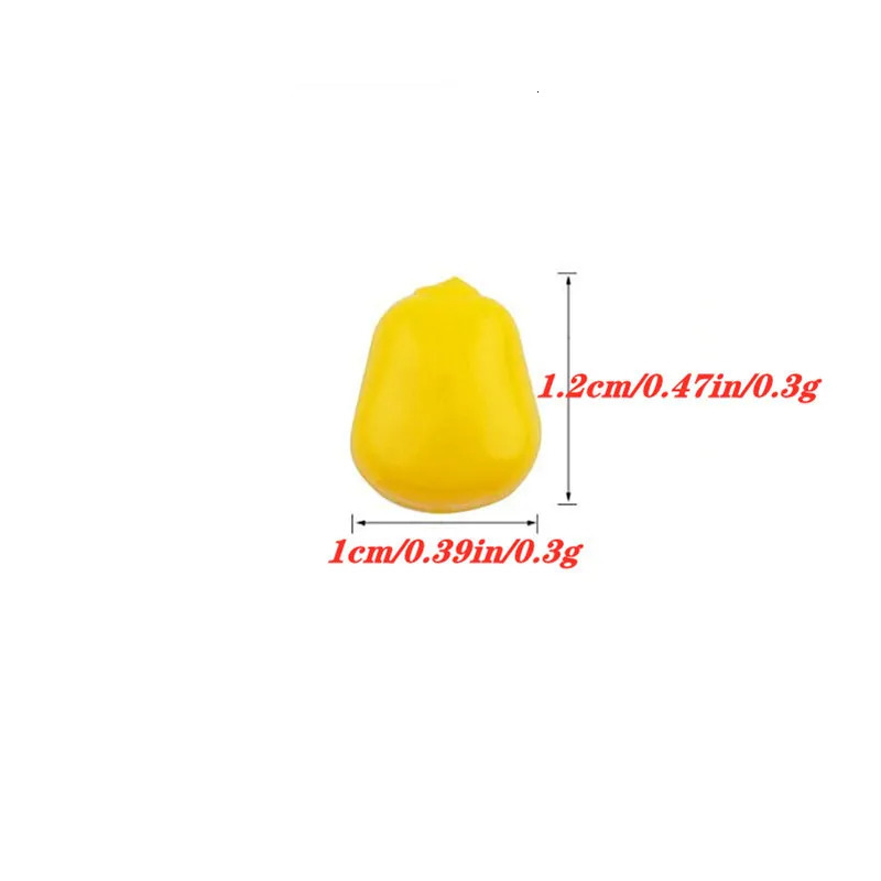 50pcs100pc Silicone Corn Smell Soft Bait Floating Water Carp Fishing Lures of Artificial Rubber Baits 250708