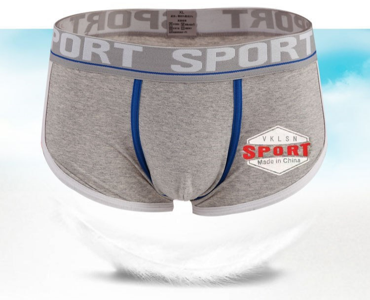 UpUns Mens Cotton Boxer Shorts Korean Style Trendy Sports Underwear Sexy Design Large Size Free Shipping Wholesale Available