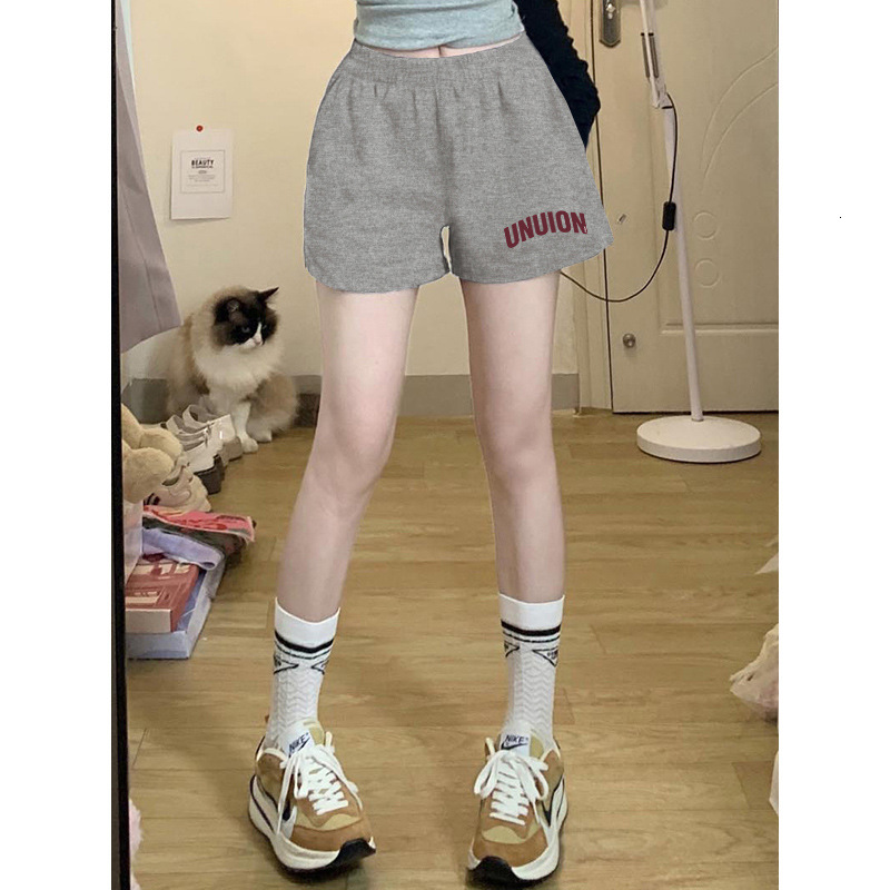 Summer New Women's Shorts Summer Grey Women's Shorts Loose New Thin Wide Leg Shorts Hot Girl Running Sports Shorts New Designer Shorts