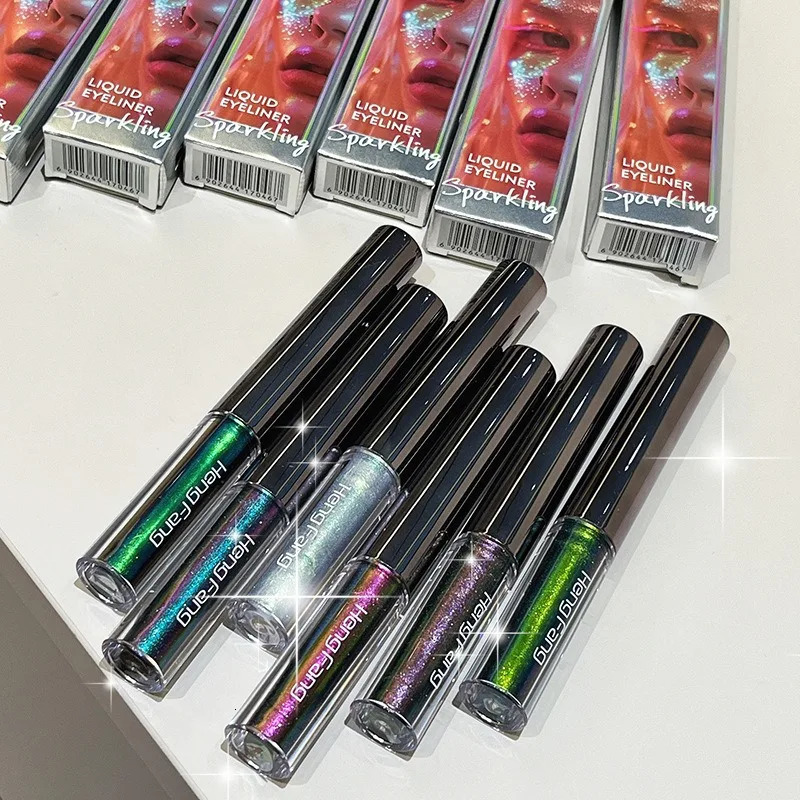 Flash Liquid Eyeliner Durable Shiny Waterproof Colored Liquid Eyeliner Eyeshadow Metallic Pearlescent Chameleon Eyeliner Makeup 250704