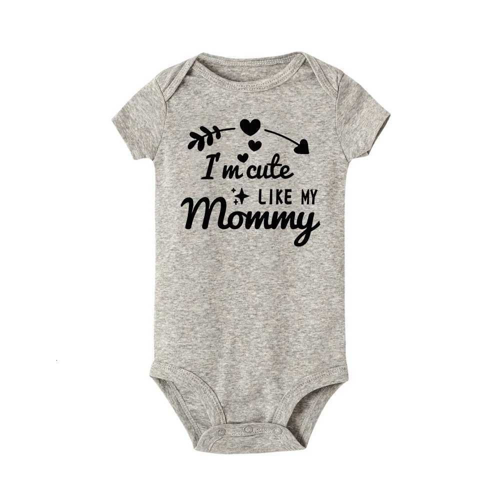 Summer Newborn Infant Baby Clothes Of Course Im Cute Have You Seen My Mom Toddler Jumpsuits Funny Boys Girls Bodysuits Outfits Z250712