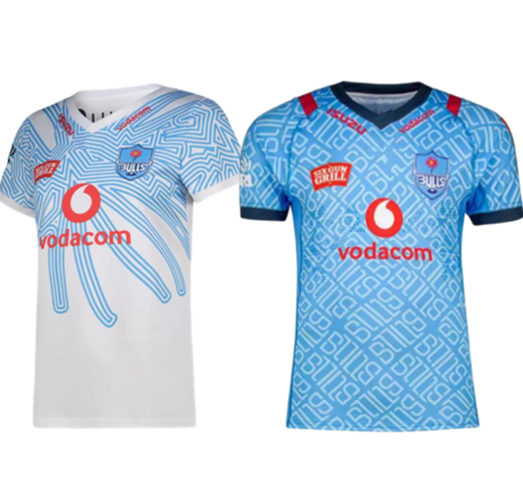 2425bulls Rugby jerseyS shirtS FLANKER BASSON BHOLI BOSHOFF JAGER FORTUIN GELANT GQOBOKA ISMAIELJACKSON JANKINS LIBBOK