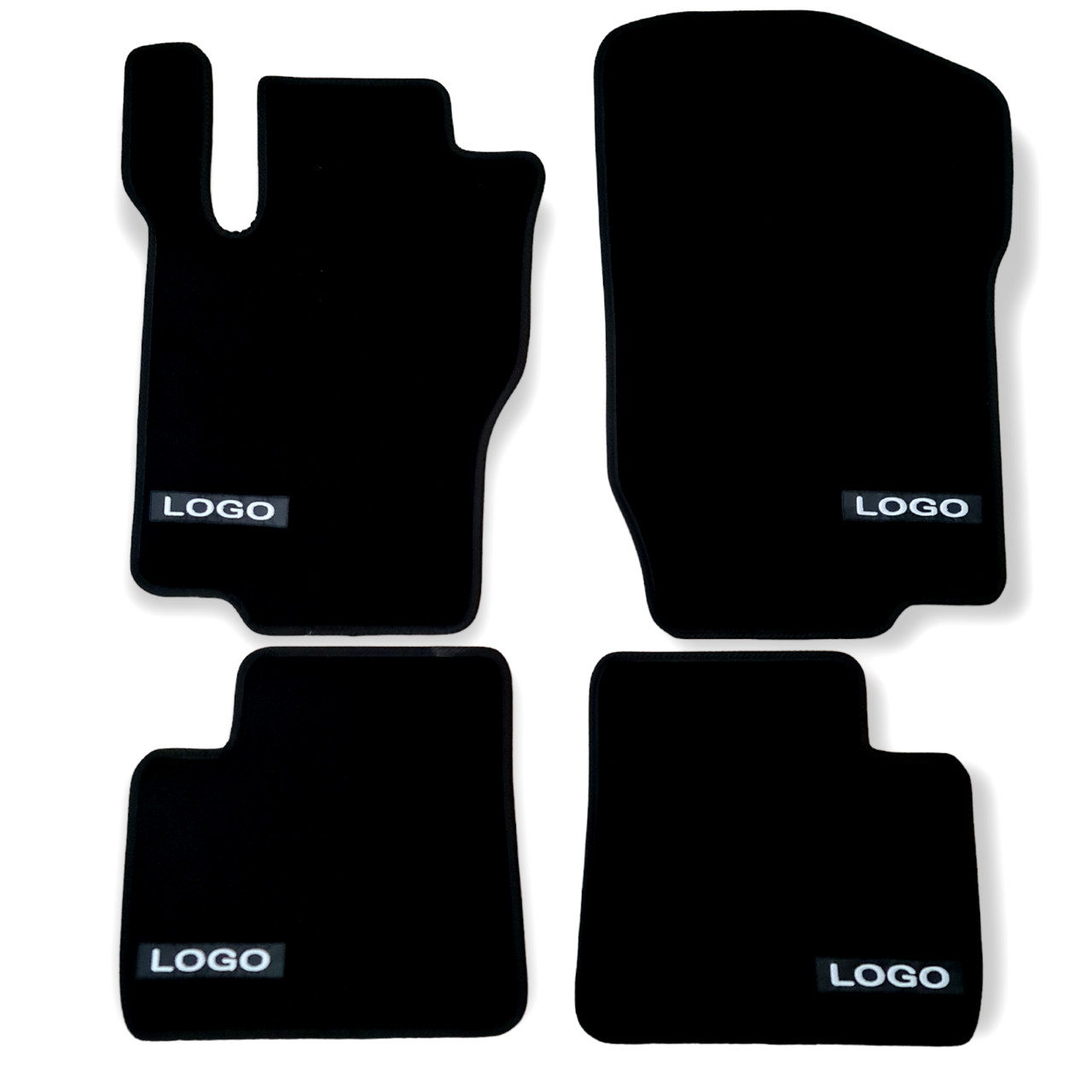 Velour Car Floor Mats For AMG Mercedes ML Auto Liners Waterproof Black Carpet