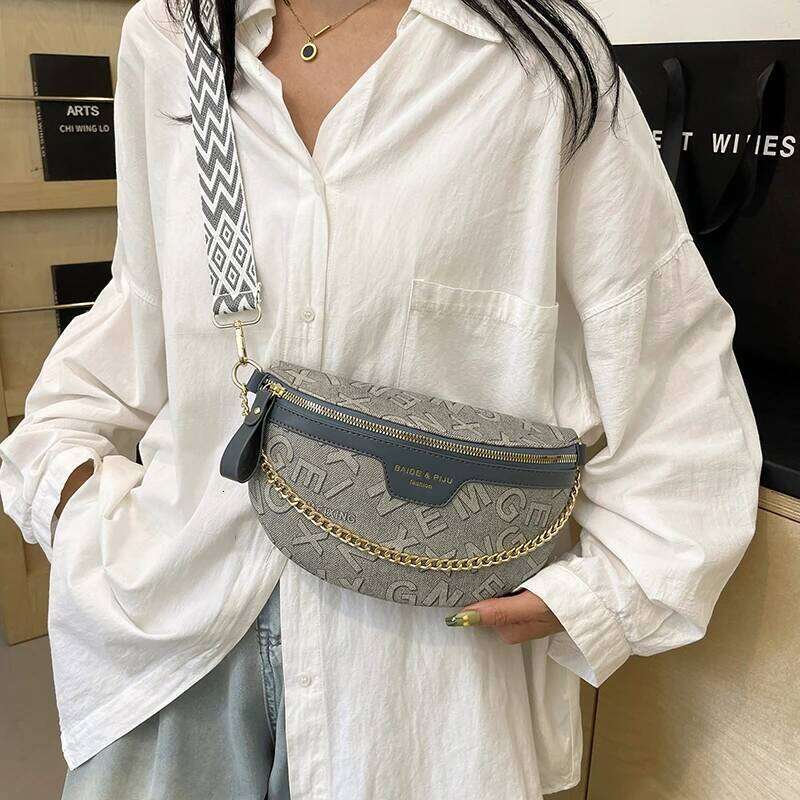 Designer Woman Waist Quality Soft Leather Fanny Pack Purse Fashion Brand Ladies Belt Shoulder Crossbody Chest Bag