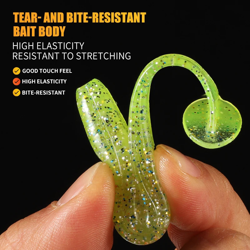 Supercontinent shiner 50mm 75mm 100mm Fishing Lures soft Artificial Bait easy for hooking up big pike 250708