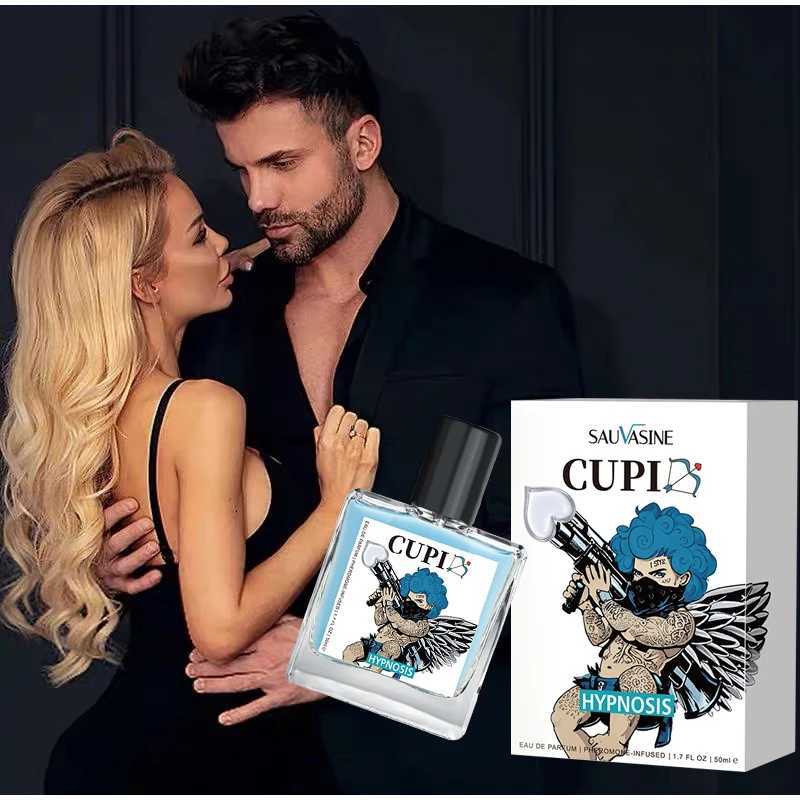 CUPID Cologne Mens Perfume Lasting Charm Temptation Attract The Opposite Sex Dating Body Spray 50ml Ambergris Portable Perfume W250712