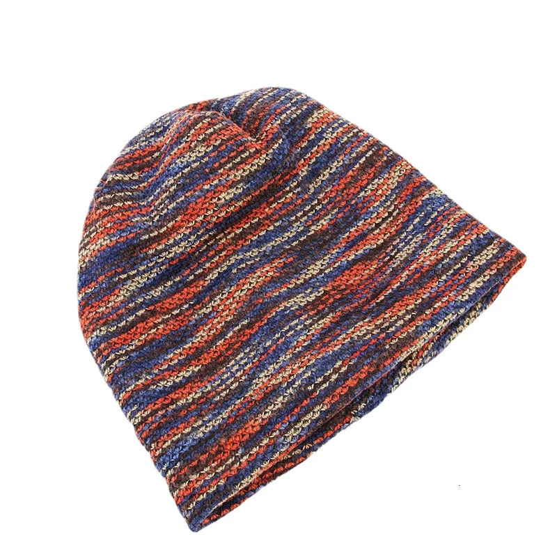 Double Fabric Winter Warmful Beanies For Women and Men Unisex Colorful Skullies Winter Hat 250712