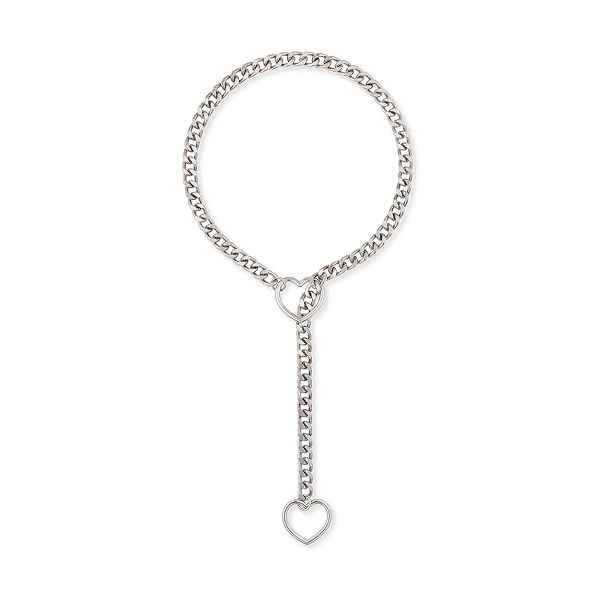 Luxury Jewelry Designer Jewelry Amazon Wide Luxury Style Y-shaped Ring Sliding Chain Stainless Steel Necklace Handmade Punk Chain Necklace