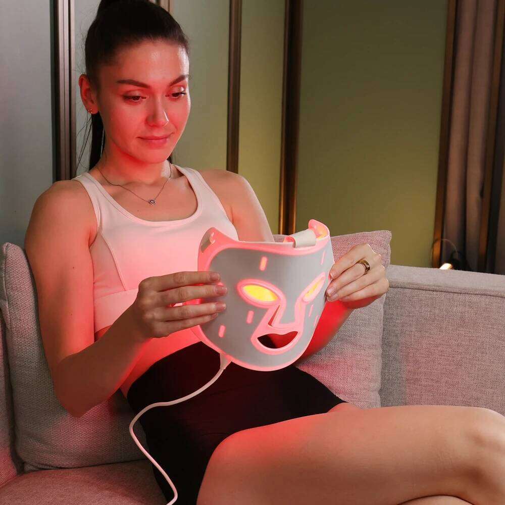 630Nm,460Nm,520Nm,850Nm Near Infrared Red Face Light Skin Led Therapy Mask