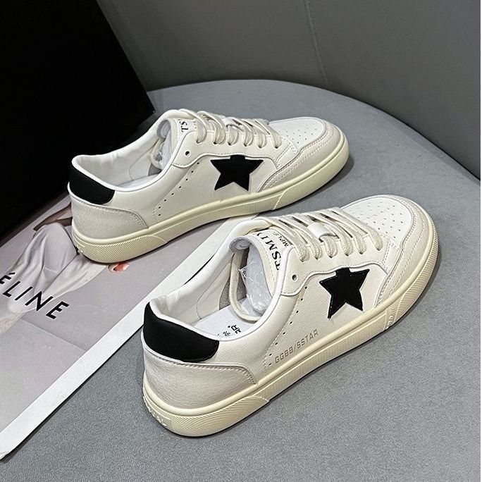 Soft sole small white shoes women's new autumn leisure students plate shoes flat all match moral training shoes