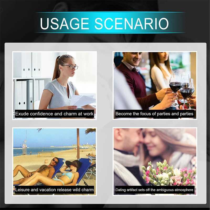 100ml Pheromone Couple Flirting Perfume Of Man To Attract WomanCharming Seductive FragranceMen Dating Scent Long Lasting Body Spray W250712