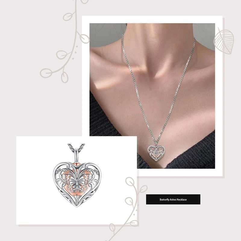 Inside Mini Urn Jewelry Hollow Cration Locket Necklace For Ashes Of Loved Ones Keepsake Pendant Human Pet W250712