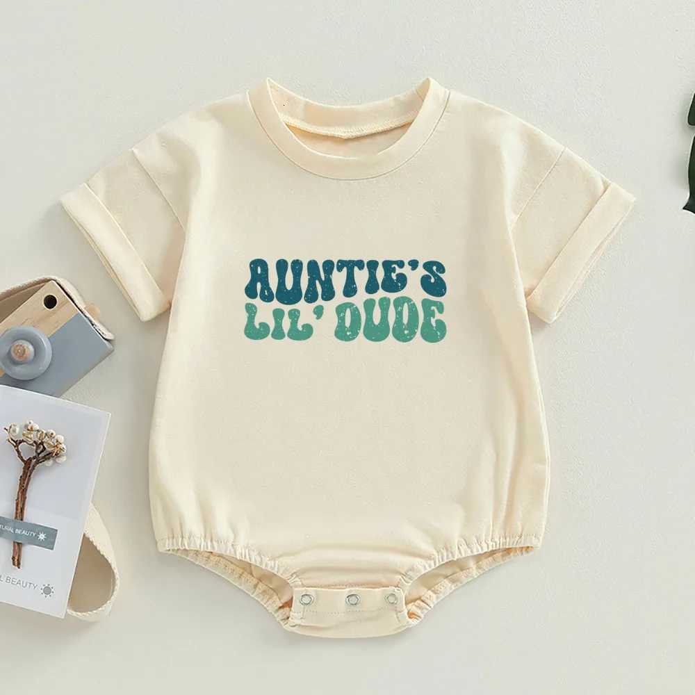 100% Cotton Baby Girl Boy Clothes Summer Short Sleeve Crewneck Cute Bodysuit Top Outfit Z250712