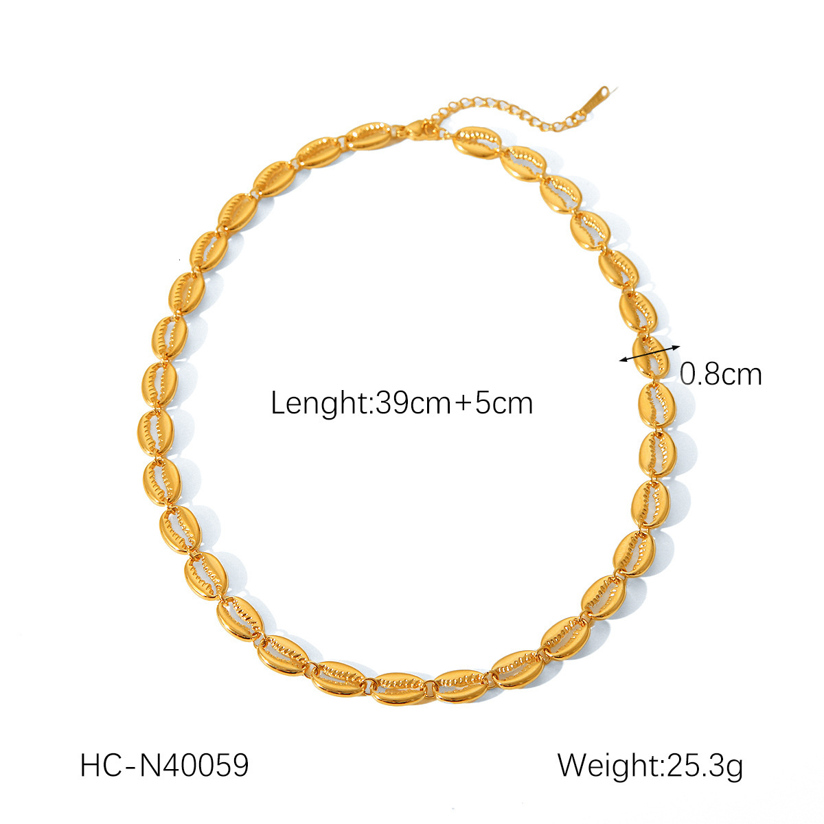Luxury Jewelry Designer Jewelry Cross-border European And American INS Style Fashion 18K Gold-plated Necklace Handmade Chain Round Bead Chain Stainles