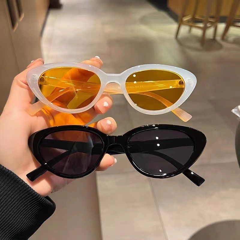 Designer's luxury glasses Cat Eye Small Face Sunglasses 2025 New European and American Sweet and Spicy Girl New Sunglasses Female Style Ins Inter