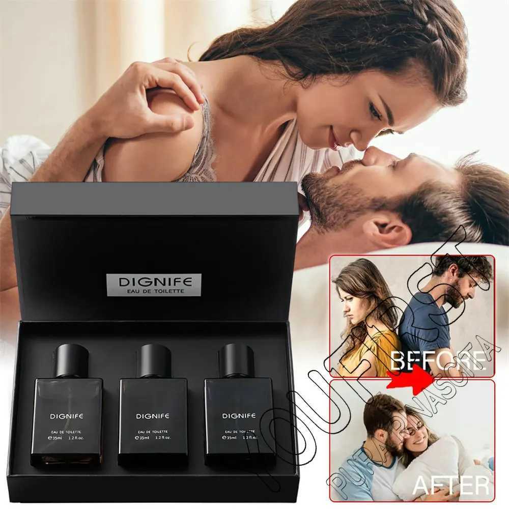 Brand Original Perfume Men Cologne 105ml Pheromone Perfumes for Men Fresh Natural Man Fragrance Perfumes Gift Box 3Pcs Set W250712