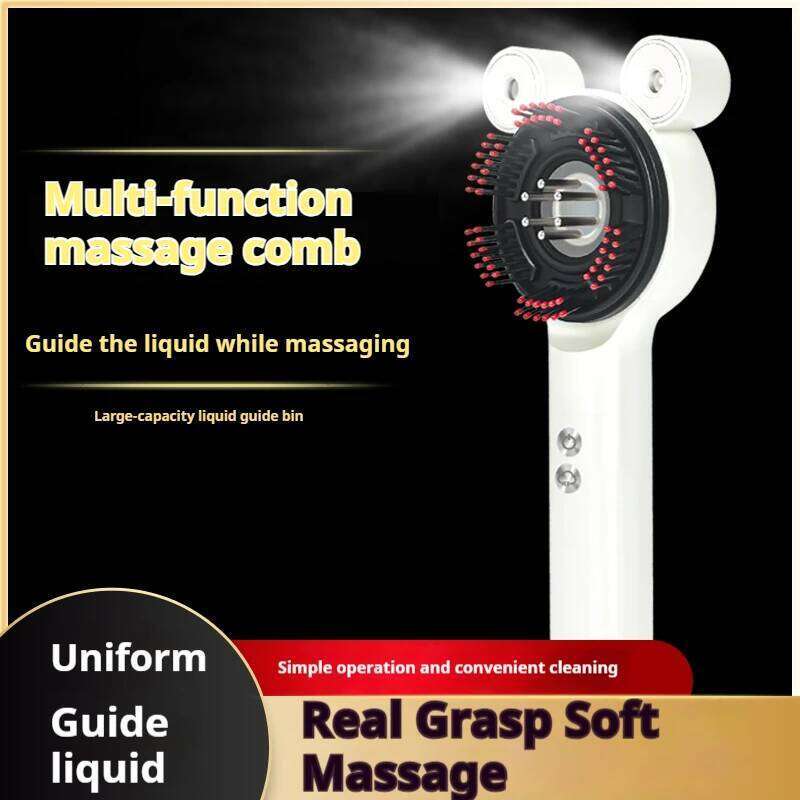 2025 Electric Scalp Massager Brush for Hair Growth Oil Applicator Massage Comb Red Blue Light Devices