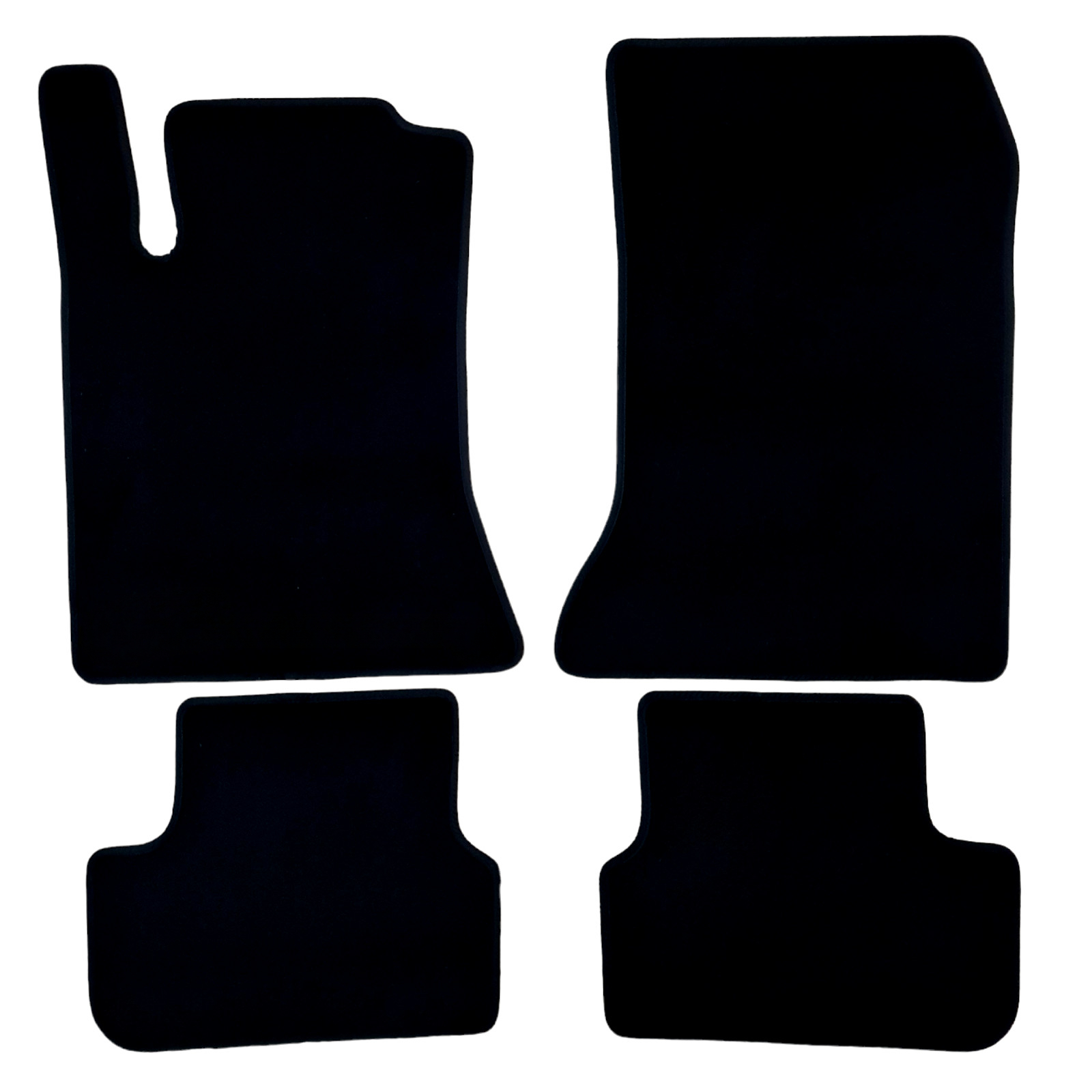 Car Floor Mats Velour For Mercedes A Class Auto Liners Waterproof Black Carpet