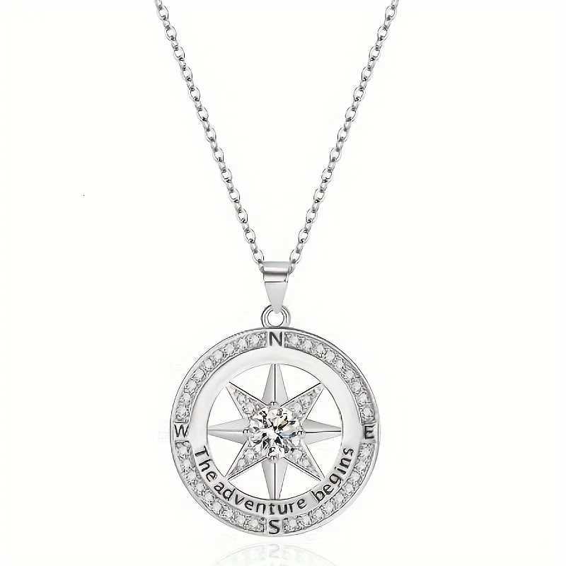 Cpass Necklace With Luxury Round Charm Jewelry Gifts For Wen Men W250712