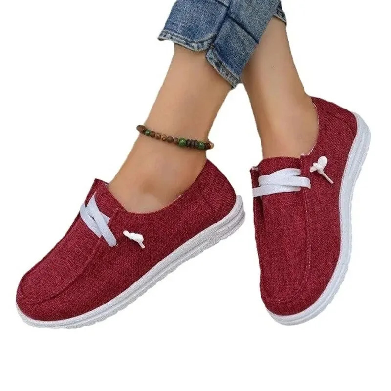 Comfortable Casual Shoes Lightweigh Mens Canvas Shoes For Men Women Slip-On Fashion Flat Loafers Shoes 250708