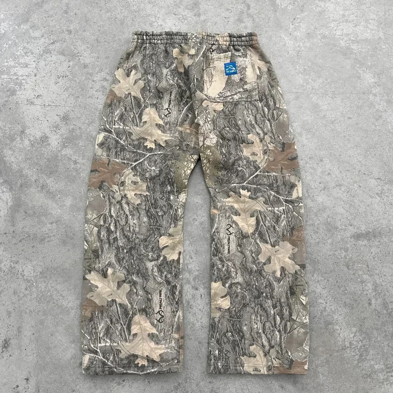 Y2K Retro Sweatpants Camo Pattern Print Streetwear Mens Harajuku Street Hip Hop Unisex Casual Camo Loose Pants 250708