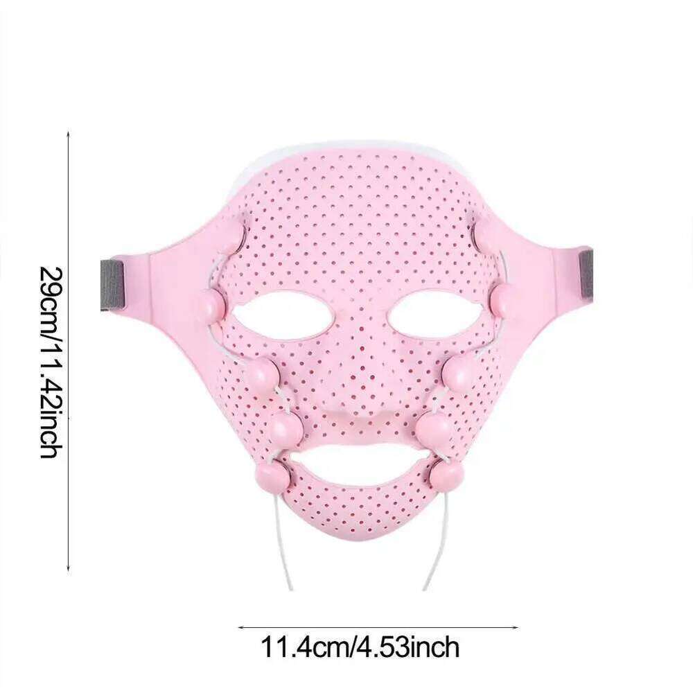 Electric Beauty Massager Anti-Wrinkle Magnet Massage Facial SPA Face Mask 3D Silikon Gesichts Maske