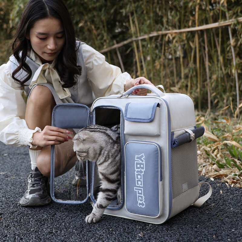 Backpack Four Seasons Universal Anti-Stress Handheld Breathable Pet Summer Cat Bag Portable for Outing