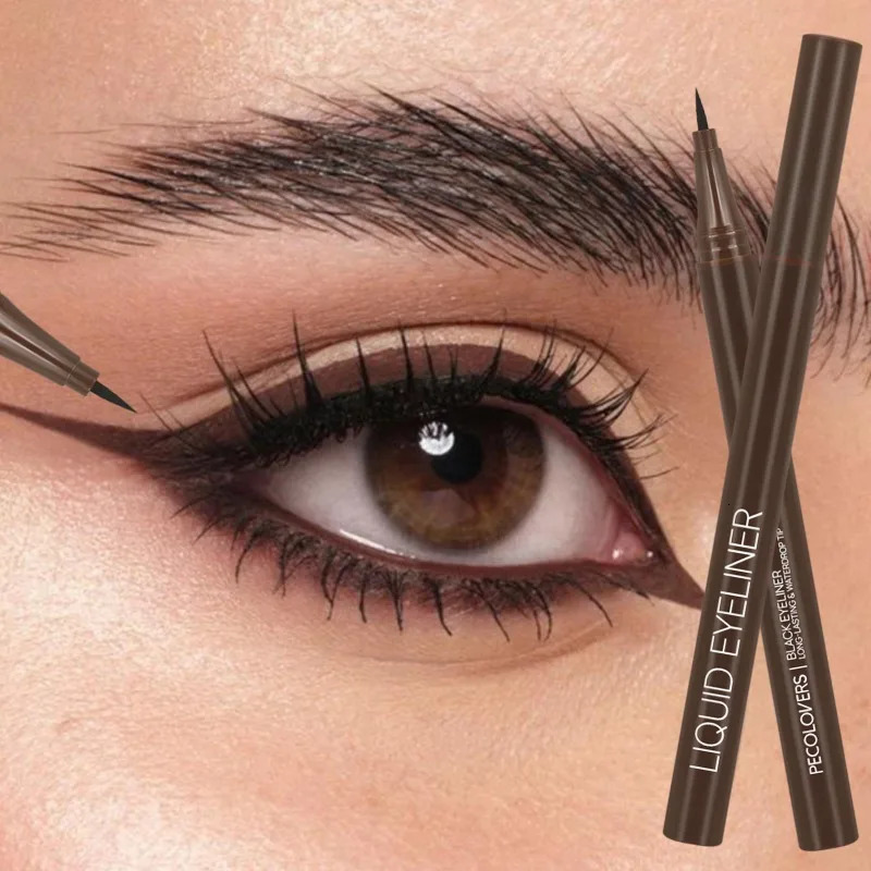 Black Liquid Eyeliner Quick-drying Smudge-proof Sweat-proof and Waterproof Long-lasting Slim Eyeliner 250704