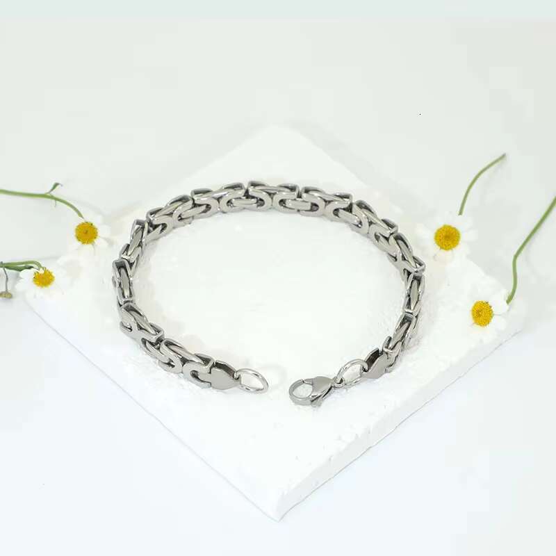 Punk Gold Plated Men Jewelry Fashion Chain Link Bracelets Cuban Necklace Stainless Steel Link Chain Necklace for Men