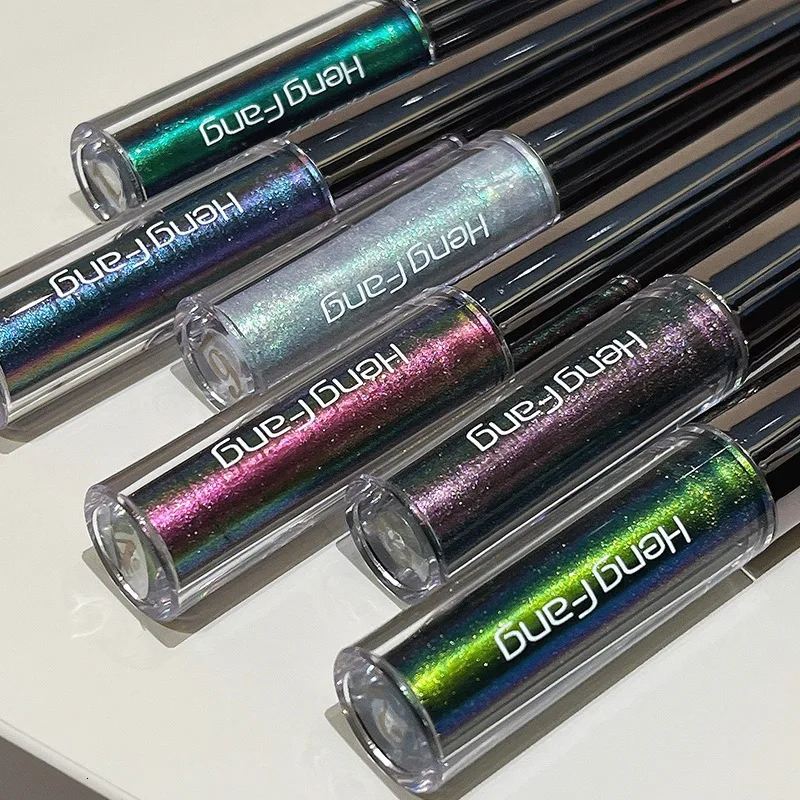 Flash Liquid Eyeliner Durable Shiny Waterproof Colored Liquid Eyeliner Eyeshadow Metallic Pearlescent Chameleon Eyeliner Makeup 250704